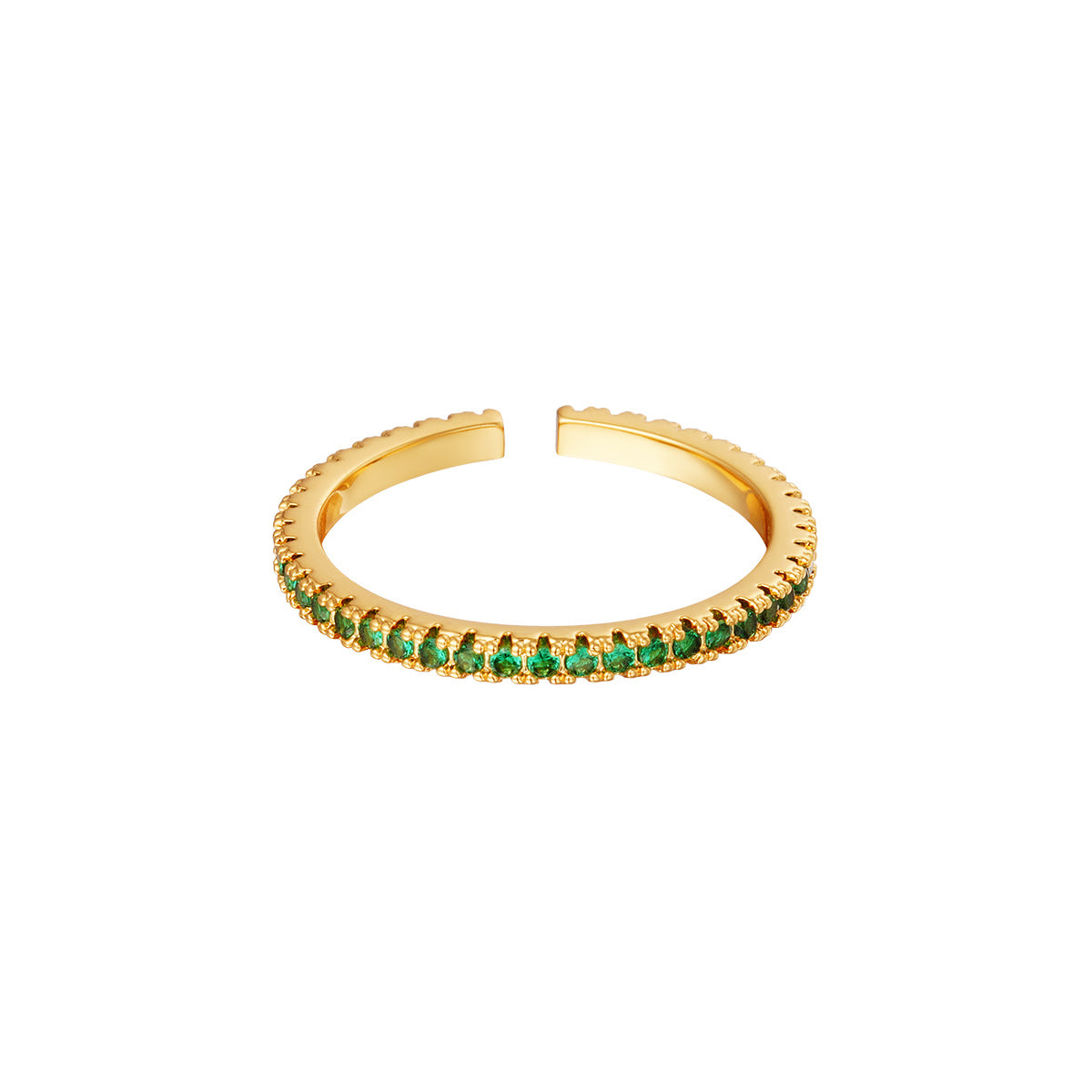 Green stones ring - Lisebise