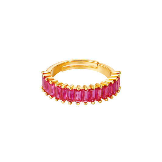 Pink gems ring - Lisebise