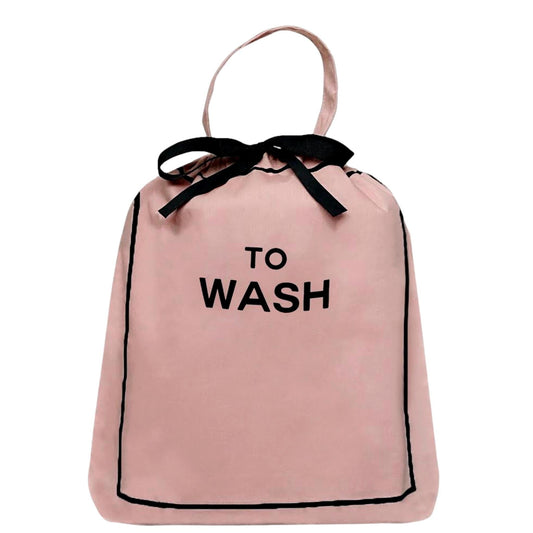 To Wash Laundry Bag Pink - Lisebise
